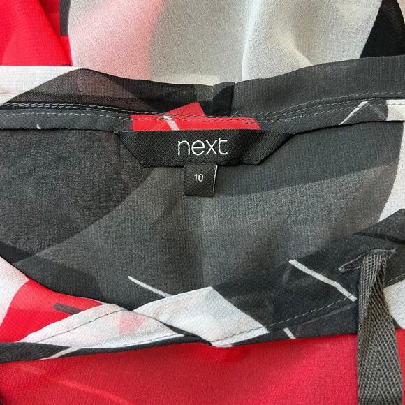 Next Women’s Long Sleeve Cutout Elbows Sheer Drawstring Hoodie, size 10 - Picture 8 of 11